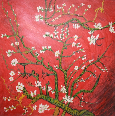 Tranh Sơn Dầu Đào Xuân